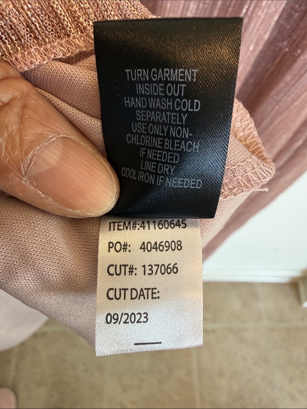 Torrid Rose Gold Metallic Pleated Maxi Dress - Picture 7 of 7